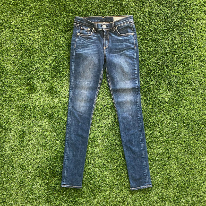 Rag & Bone Blue Skinny Jeans